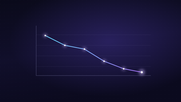 Descending metabolic trend chart representing dose-response research