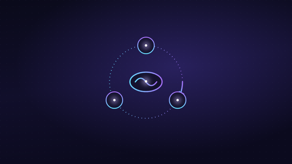 Circular cycle diagram with three nodes around a mitochondrion