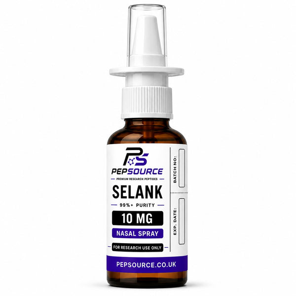 PepSource Selank nasal spray 10mg, made-to-order intranasal research peptide solution