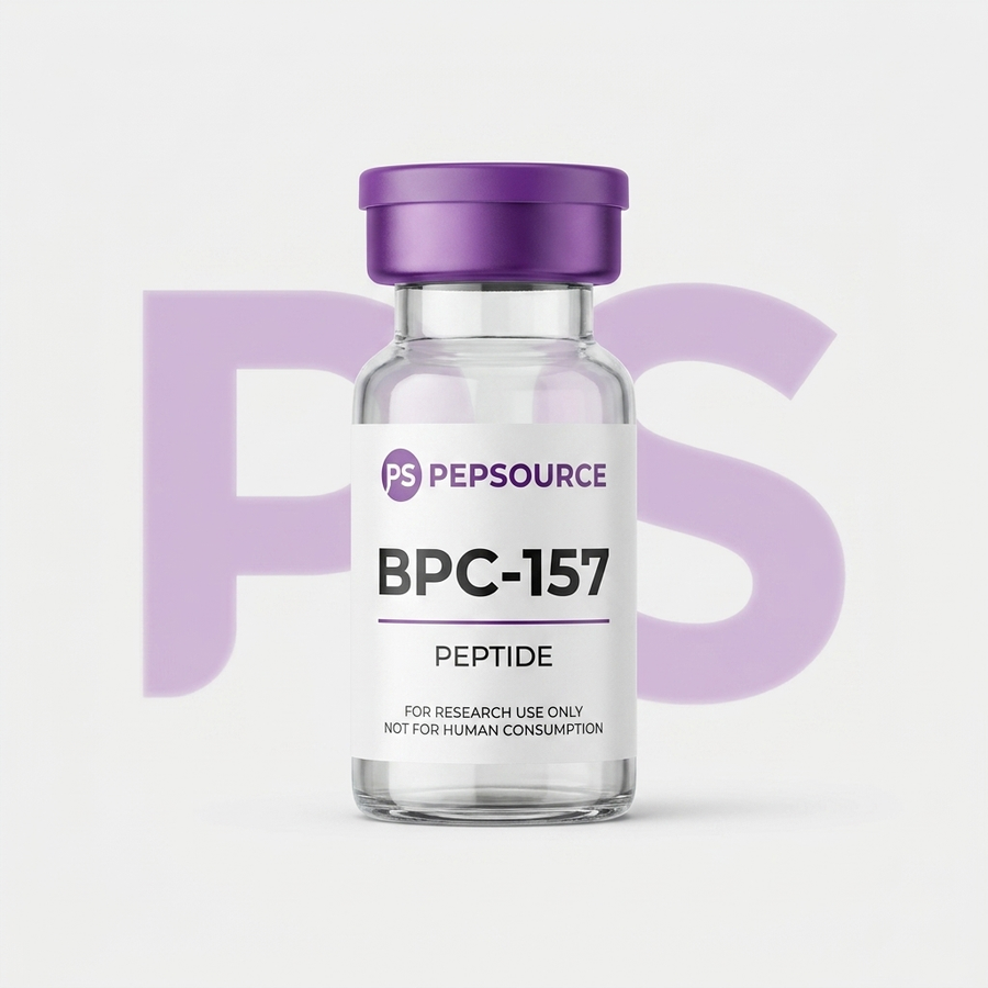 PepSource BPC-157 research peptide vial