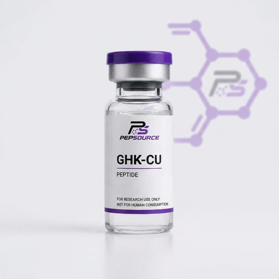 PepSource GHK-CU research peptide vial