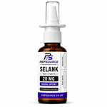 Selank Nasal Spray 20mg high strength - PepSource 10ml metered amber bottle, 99%+ purity, for research use only